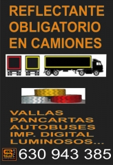 Reflectante camiones