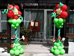Columnas de globos
