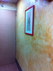 Pintura decorativa en baño realizado por reformas ayala
