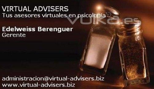 Virtual Advisers. Tus asesores virtuales en psicología