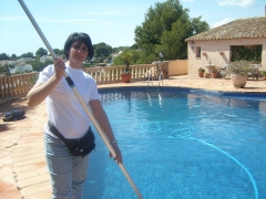 Mantenimiento piscina benisa, urbanizacion san jaume