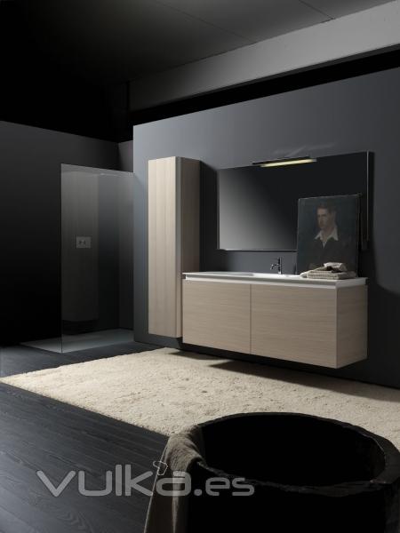 Mueble de baño Karol de gran capacidad