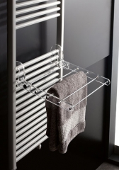 Colgador para toallas adaptable en plexiglass