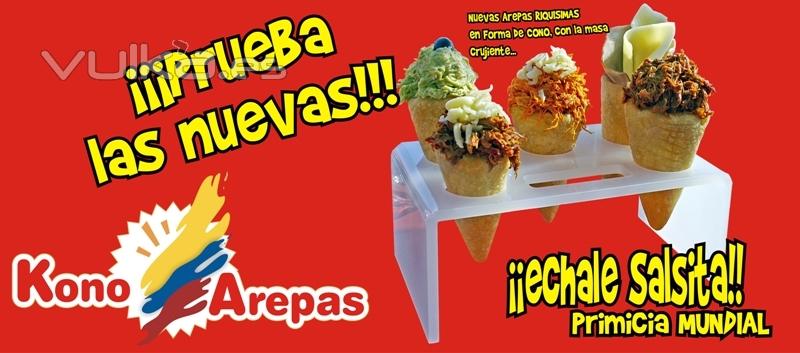 Arepas originales y sabrosas