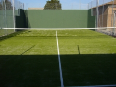 Pista padel muro