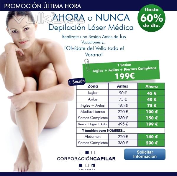 Promociones en Depilacion laser