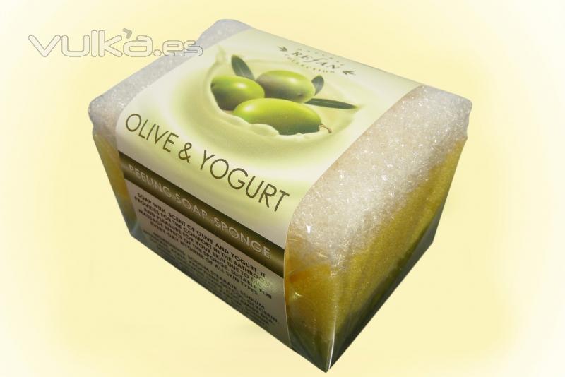 Oferta Jabn esponja Refan Oliva y Yogurt en Oferta en Linea Bao