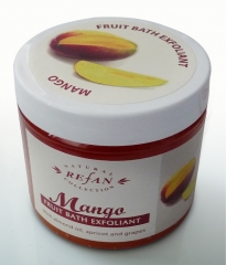Gel exfoliante al aroma de mango de refan en oferta en linea bano