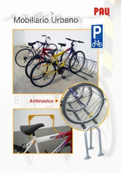 Mobiliario Urbano Pau, horquilla para bicicleta, aparcabicis, arco para bicicleta
