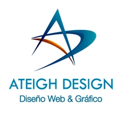 Logotipo ateigh design. diseo web en las palmas