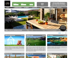 Web para División Turística del Grupo Satocan. www.villas-salobre.com