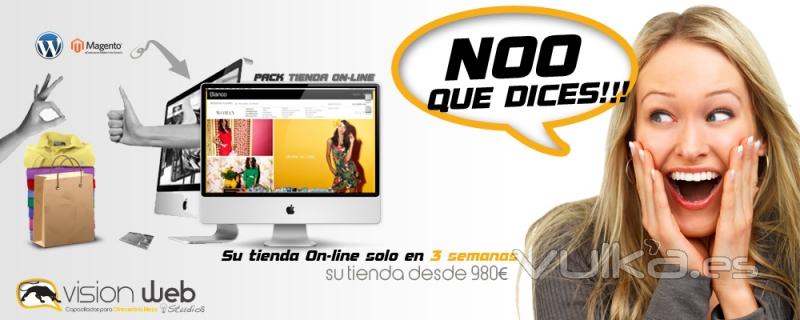 Diseo web en Barcelona Diseo de tienda on-line solo en 3 semana a un precio de escandalo