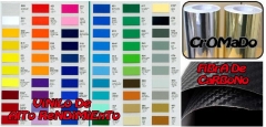 Grandes gamas de vinilo y colores