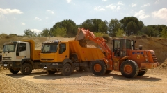 Carga y transporte de tierras