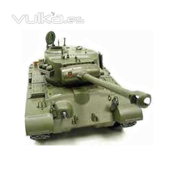 Tanque rc M26 R/C escala 1:16 Infrarojos y humo Heng Long