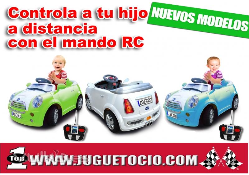 Coches teledirigidos para nios, suba a su hijo a un RC y controle su pComprar en www.juguetocio.com