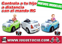 Coches teledirigidos para ninos, suba a su hijo a un rc y controle su pcomprar en wwwjuguetociocom
