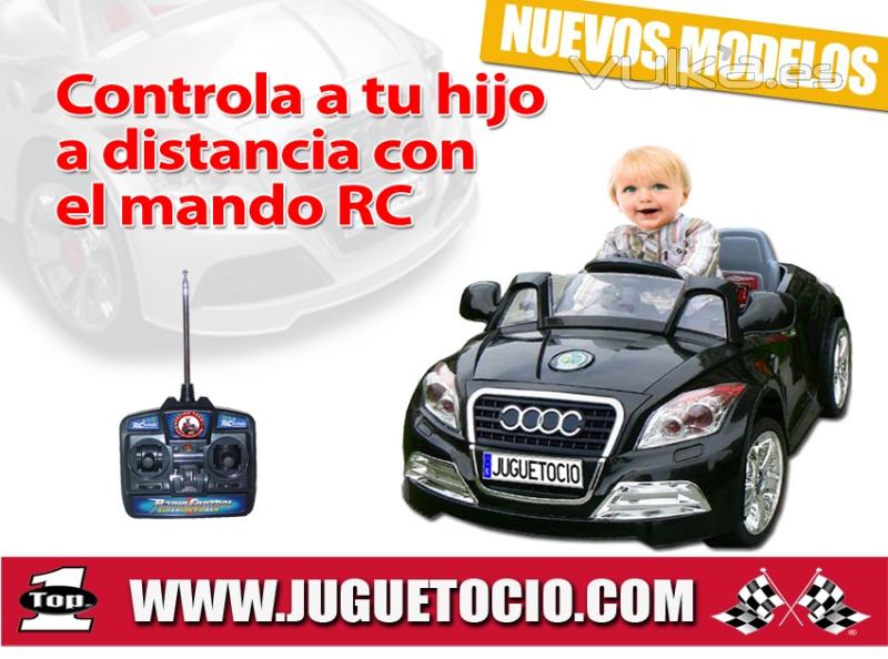 Coches teledirigidos para nios, suba a su hijo a un RC y controle su pComprar en www.juguetocio.com