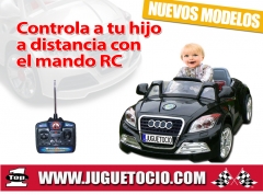 Coches teledirigidos para ninos, suba a su hijo a un rc y controle su pcomprar en wwwjuguetociocom