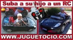 Coches teledirigidos para nios, suba a su hijo a un rc y controle su pcomprar en www.juguetocio.com