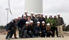 Visitando los generadores de viento