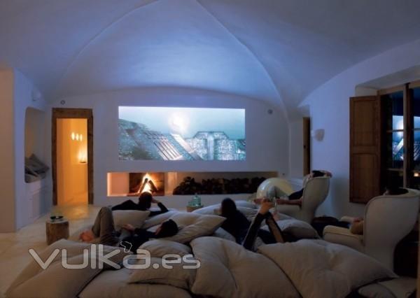 Home cinema con sistema de videoproyeccin con tecnologa D-ila de JVC