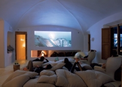Home cinema con sistema de videoproyeccion con tecnologia d-ila de jvc