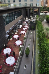Terraza exterior hotel primus valencia