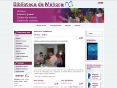 Web biblioteca publica municipal de mahora