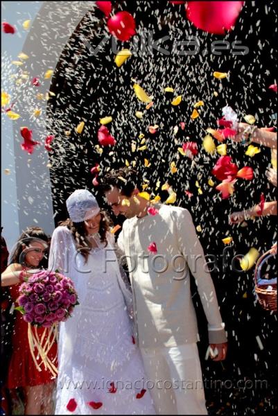 Boda Flores y arroz