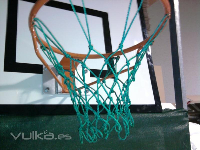 red y tablero para baloncesto