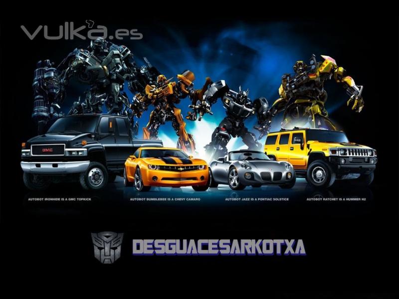 fondo de escritorio desguace transformers