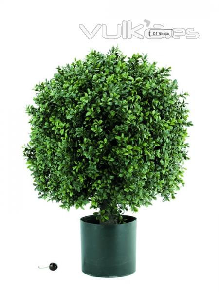 Bolas de plastico. Maceta bola boxwood plastico oasisdeoc.com