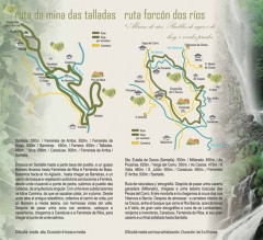 Santalla de oscos: rutas