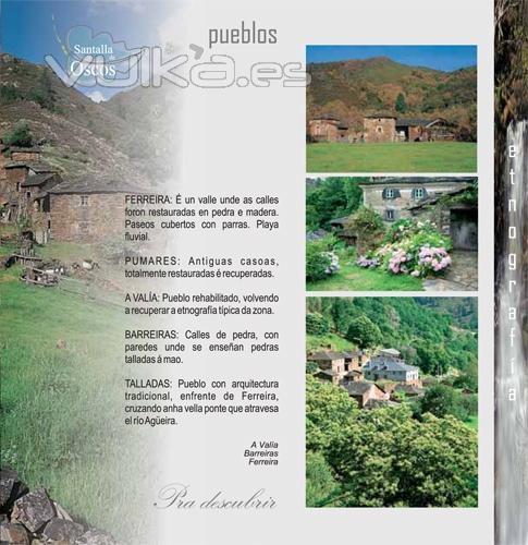 SANTALLA DE OSCOS: pueblos