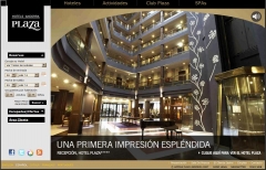 Sitio web de hoteles plaza en andorra alojado en nuestros servidores de hosting compartido