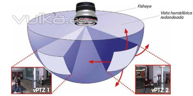 Camara hemisfericas para videovigilancia