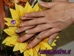 Decoracion de unas de gel