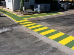 Senalizacion paso peatones exterior pintura resina