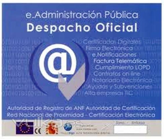 Despacho Oficial Certificados Digitales ANF