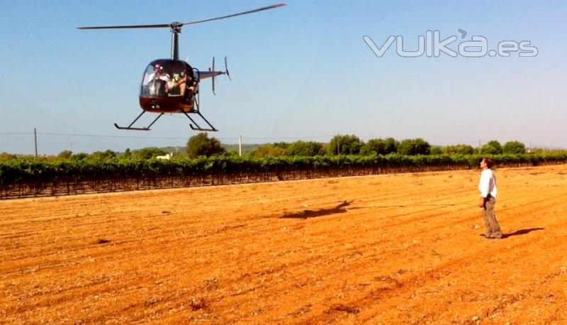 Rodaje del documental  El cometa giroavión