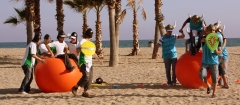 Juegos en la playa para empresas y grupos