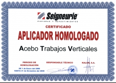 Certificado de homologacion