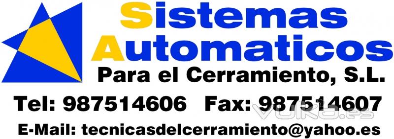 Sistemas automaticos para el cerramiento