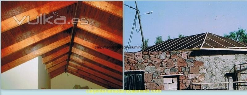  Techos y tejados en madera, nuevos y reabilitados en Las Palmas
