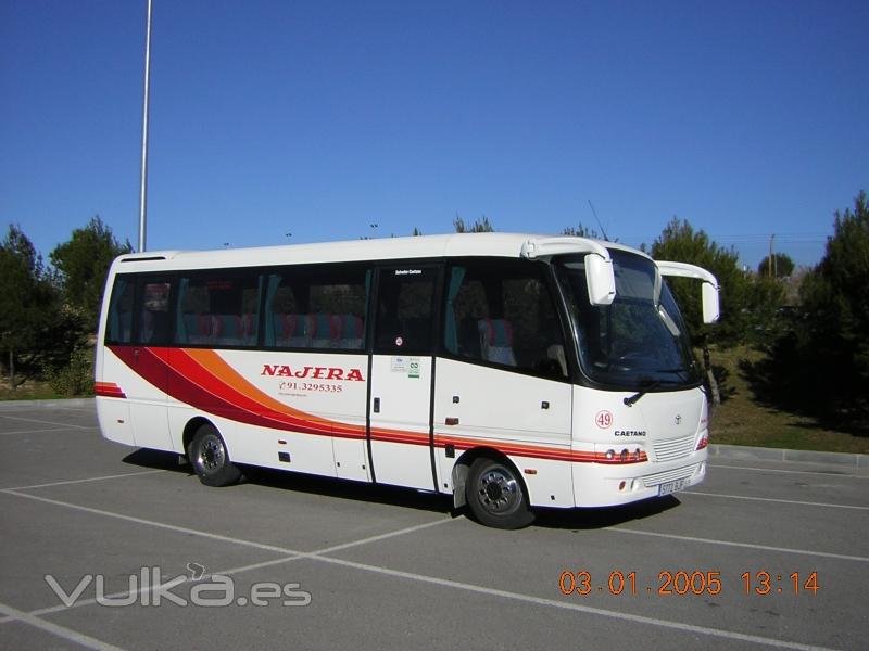 MICROBUS 25 PLAZAS TOYOTA DE AUTOCARES NAJERA