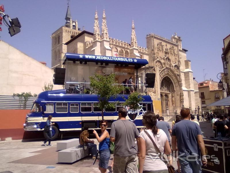 El autobus de Redbull en sonorama!!!