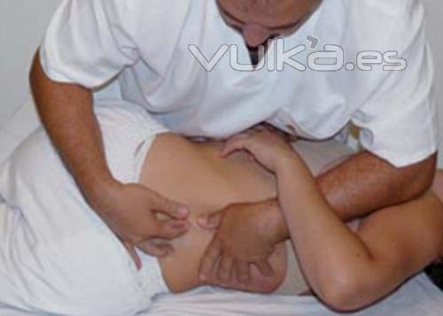 Maniobra osteopatica estructural con 