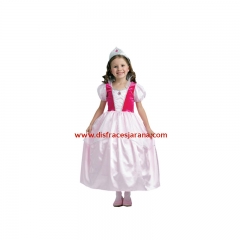 Disfraz de princesa rosa