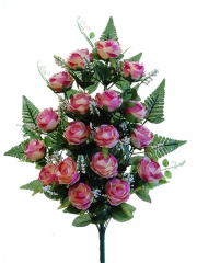Flores artificiales cementerio. ramo capullos rosas artificiales oasisdecor.com